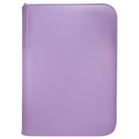 Vivid 4-Pocket Zippered PRO-Binder - Purple - Local Pickup Only