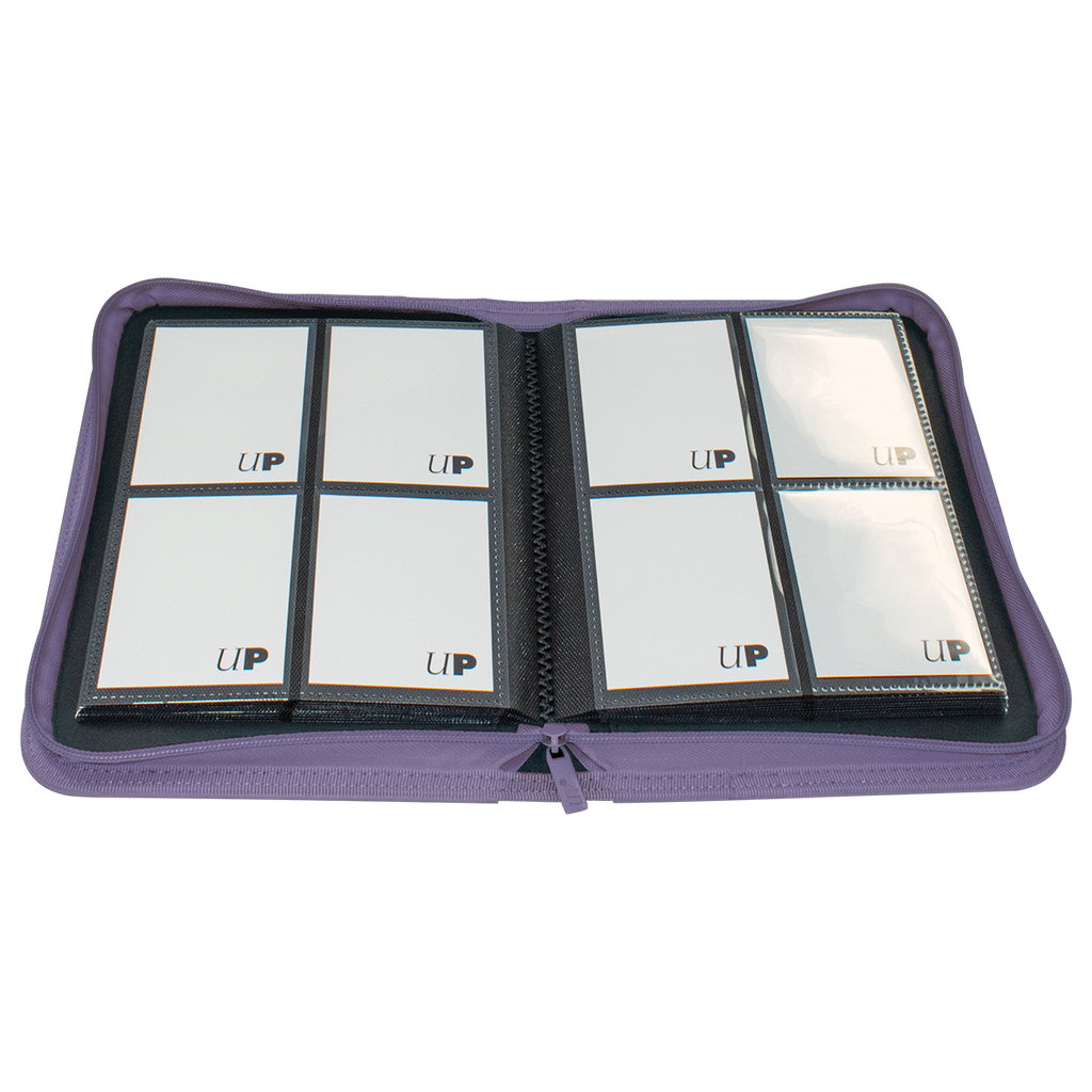 Vivid 4-Pocket Zippered PRO-Binder - Purple - Local Pickup Only