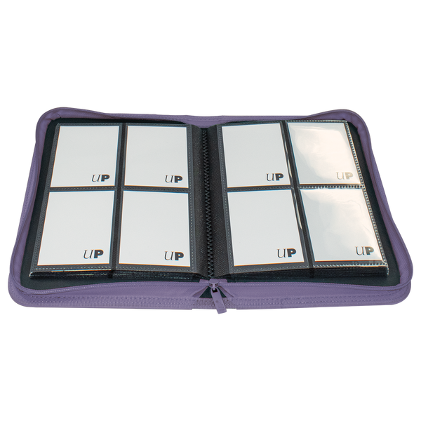 Vivid 4-Pocket Zippered PRO-Binder - Purple - Local Pickup Only
