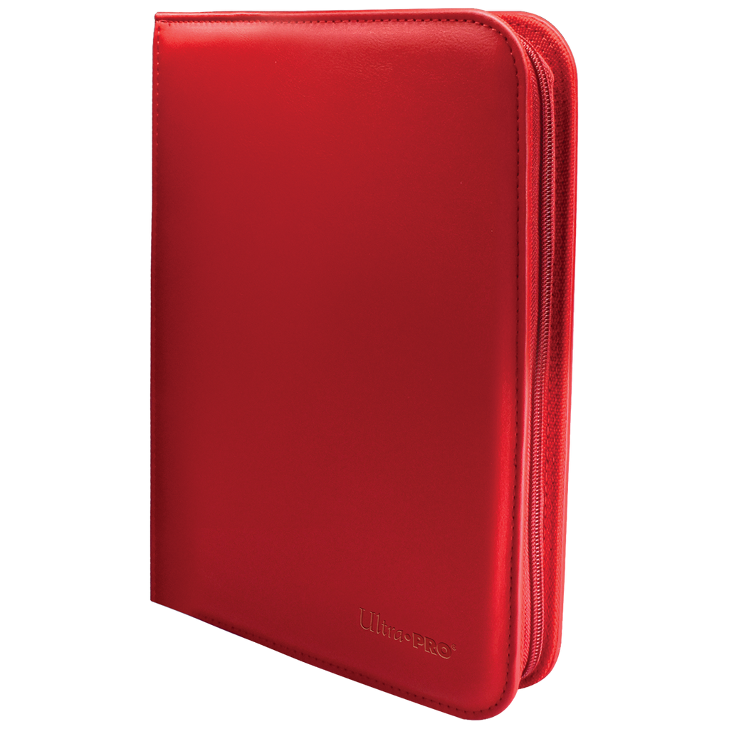 Vivid 4-Pocket Zippered PRO-Binder - Red - Local Pickup Only