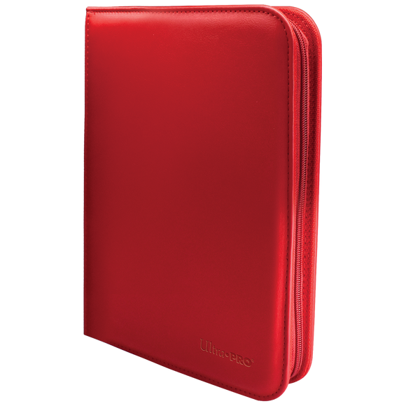 Vivid 4-Pocket Zippered PRO-Binder - Red - Local Pickup Only