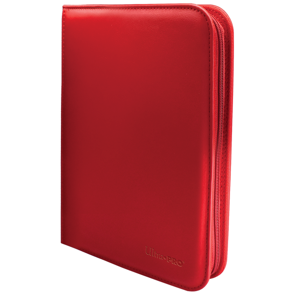 Vivid 4-Pocket Zippered PRO-Binder - Red - Local Pickup Only