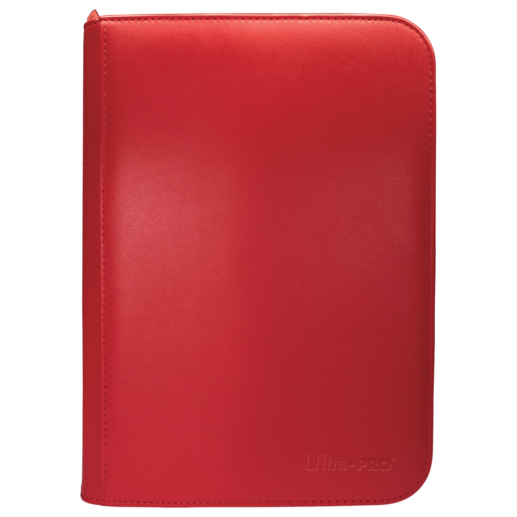 Vivid 4-Pocket Zippered PRO-Binder - Red - Local Pickup Only