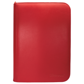 Vivid 4-Pocket Zippered PRO-Binder - Red - Local Pickup Only