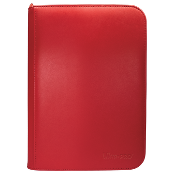 Vivid 4-Pocket Zippered PRO-Binder - Red - Local Pickup Only