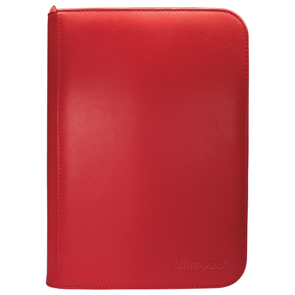 Vivid 4-Pocket Zippered PRO-Binder - Red - Local Pickup Only