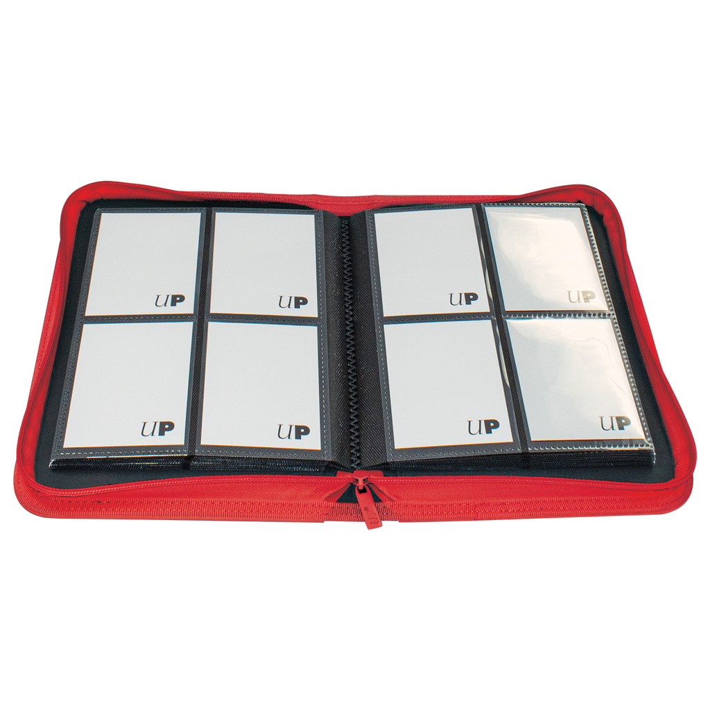 Vivid 4-Pocket Zippered PRO-Binder - Red - Local Pickup Only