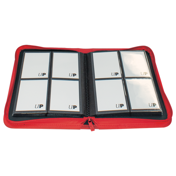 Vivid 4-Pocket Zippered PRO-Binder - Red - Local Pickup Only