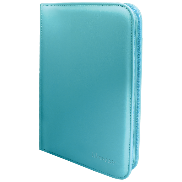 Vivid 4-Pocket Zippered PRO-Binder - Light Blue - Local Pickup Only