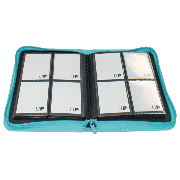 Vivid 4-Pocket Zippered PRO-Binder - Light Blue - Local Pickup Only