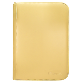 Vivid 4-Pocket Zippered PRO-Binder - Yellow - Local Pickup Only