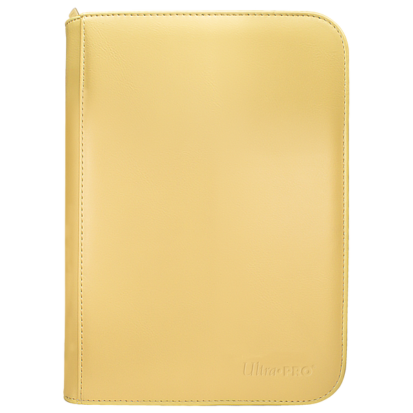 Vivid 4-Pocket Zippered PRO-Binder - Yellow - Local Pickup Only