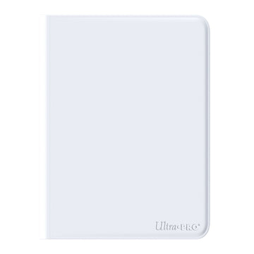 Vivid 4-Pocket Zippered PRO-Binder - White - Local Pickup Only