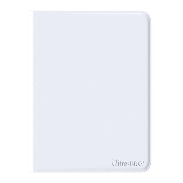 Vivid 4-Pocket Zippered PRO-Binder - White - Local Pickup Only