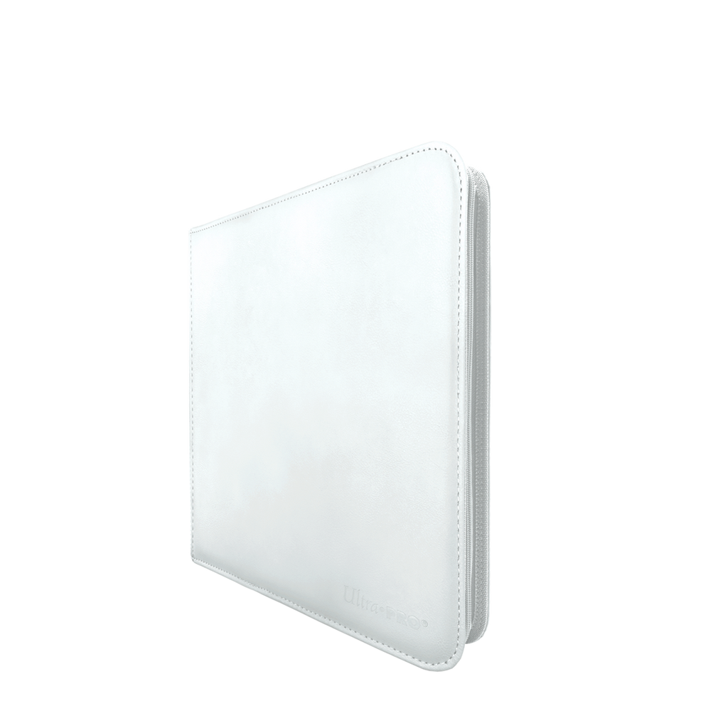 Vivid 9-Pocket Zippered PRO-Binder - White - Local Pickup Only