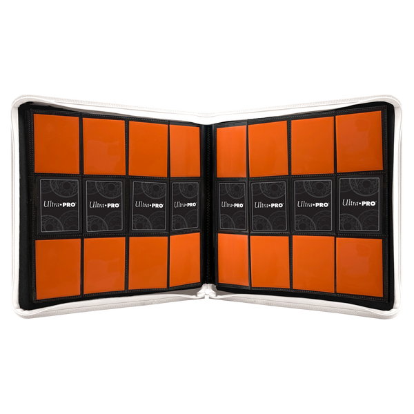 Vivid 12-Pocket Zippered PRO-Binder: White - Local Pickup Only