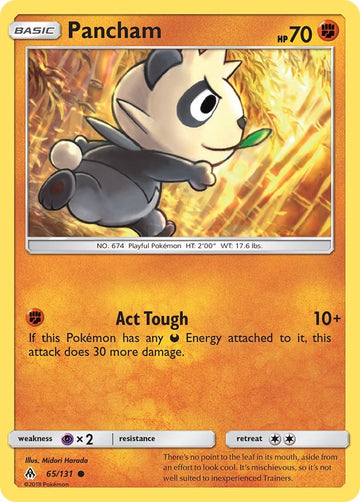 Pancham [65/131] [Forbidden Light] Reverse Holofoil