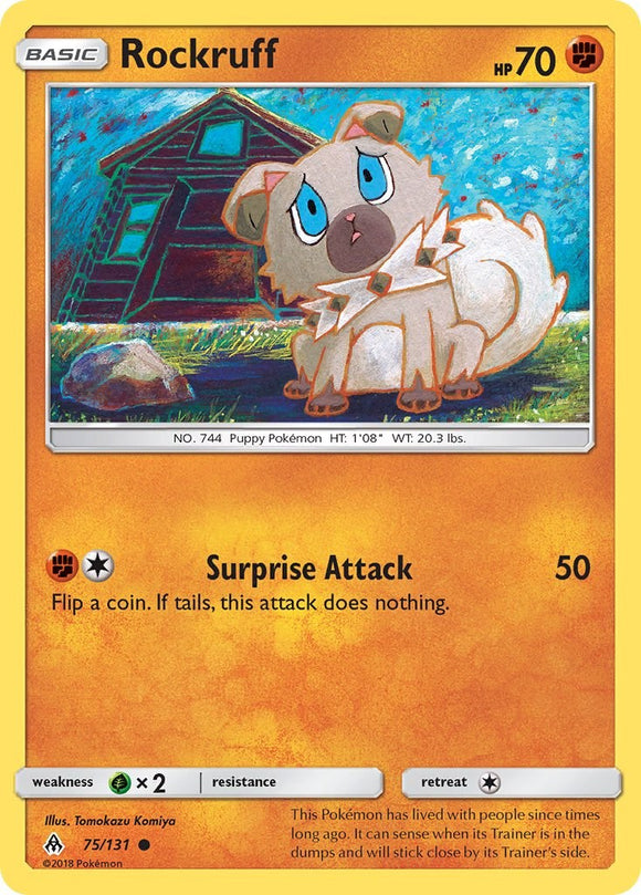Rockruff [75/131] [SM - Forbidden Light] Reverse Holofoil