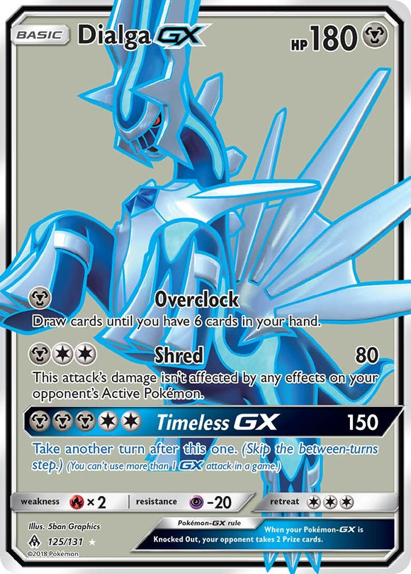 Dialga GX (Full Art) (125/131) [SM - Forbidden Light]