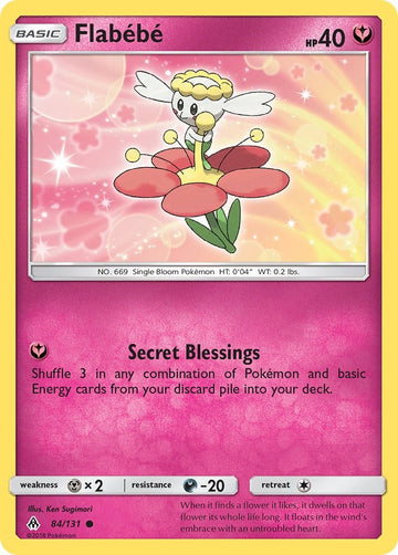 Flabebe (84) [84/131] [SM - Forbidden Light] Reverse Holofoil