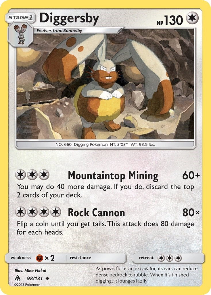 Diggersby [98/131] [SM - Forbidden Light] Reverse Holofoil