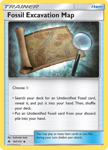 Fossil Excavation Map (107/131) [SM - Forbidden Light]