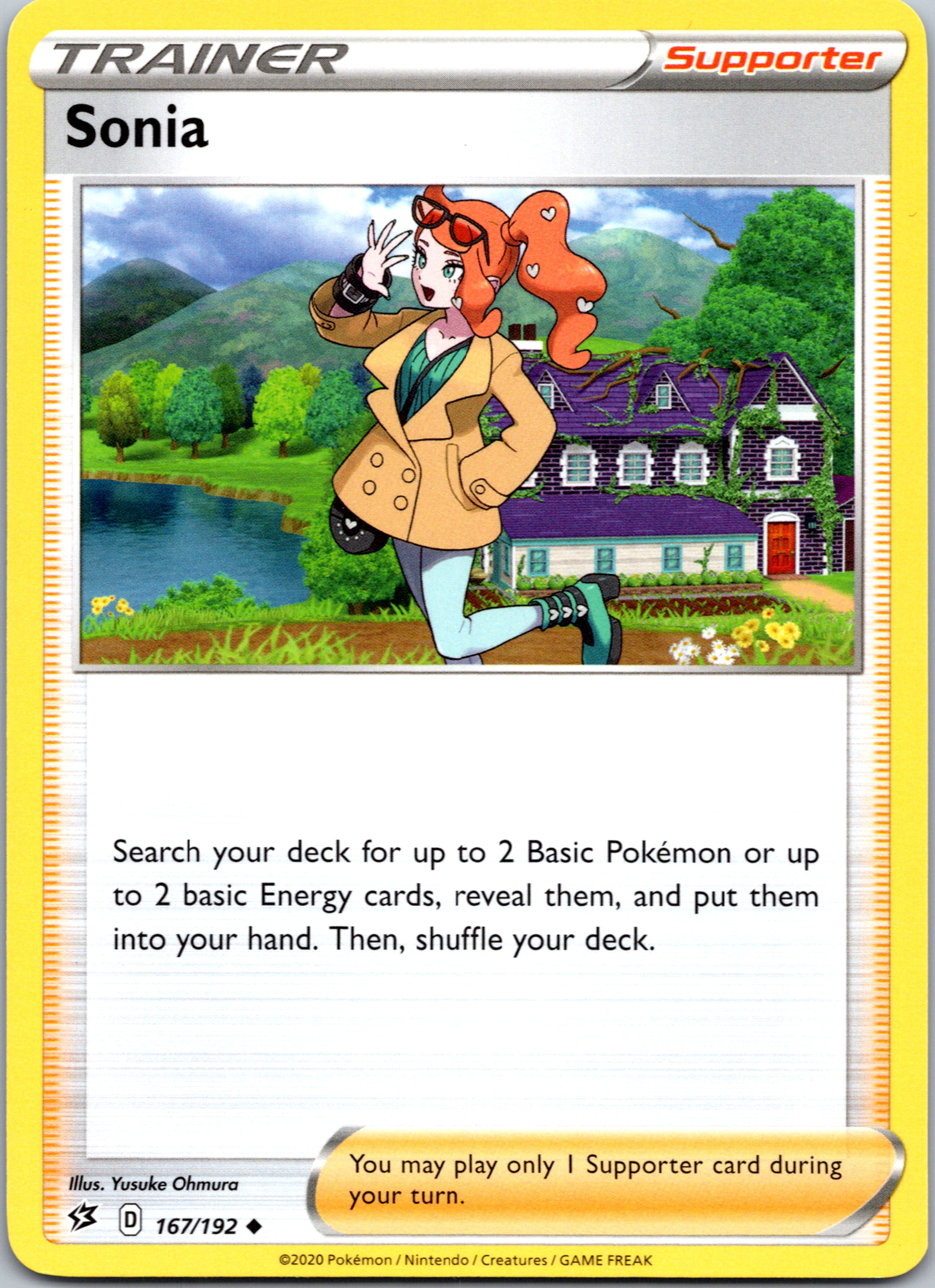 Sonia (167/192) [Sword & Shield: Rebel Clash]