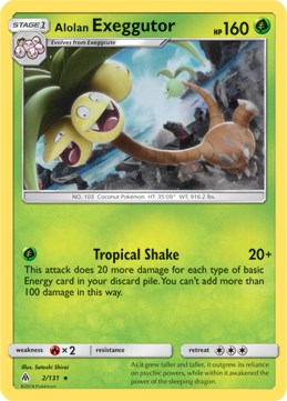 Alolan Exeggutor (002/131) [SM - Forbidden Light] (Deck Exclusive)
