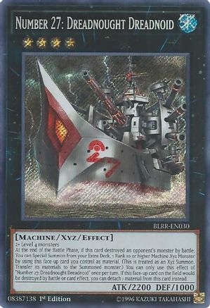 Number 27: Dreadnought Dreadnoid [BLRR-EN030] Secret Rare