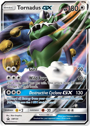 Tornadus GX - SM134 [SM134] [SM Promos] Holofoil