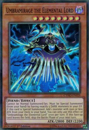 Umbramirage the Elemental Lord [CYHO-EN019] Super Rare