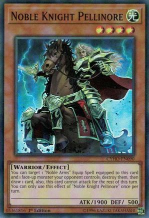 Noble Knight Pellinore [CYHO-EN090] Super Rare