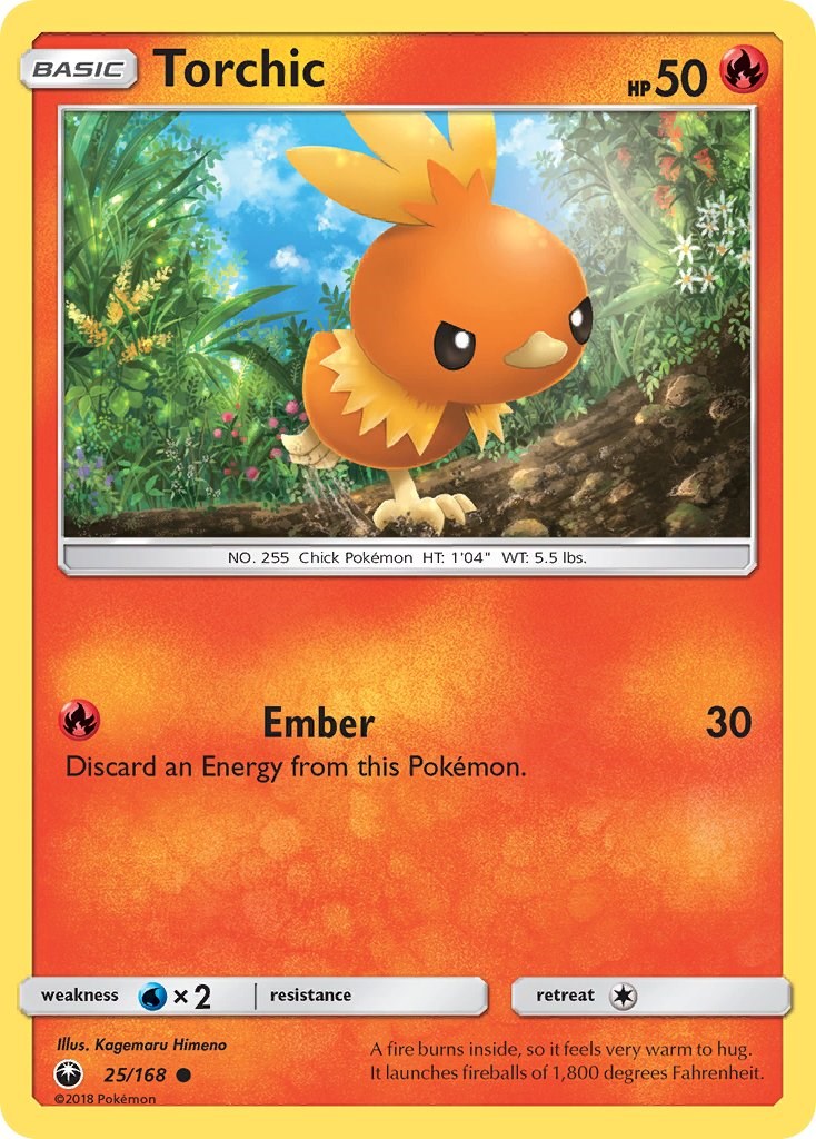 Torchic (25) [25/168] [Celestial Storm] Reverse Holofoil