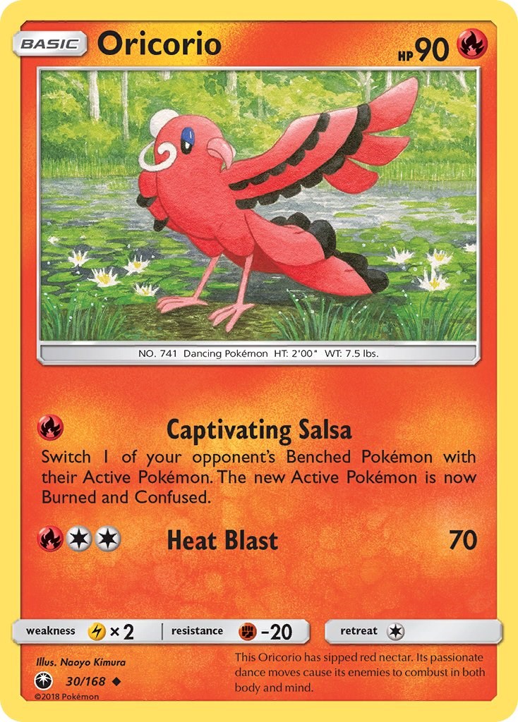 Oricorio (30) [30/168] [Celestial Storm] Reverse Holofoil