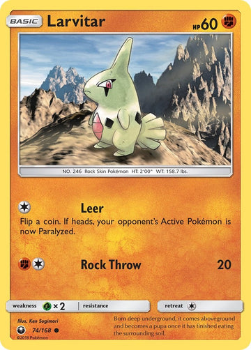 Larvitar [74/168] [Celestial Storm] Reverse Holofoil