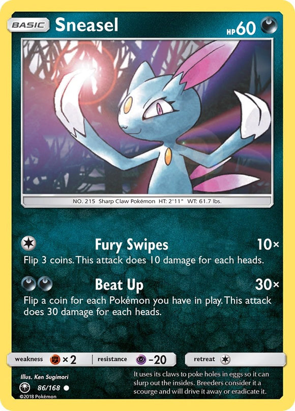 Sneasel [86/168] [Celestial Storm] Reverse Holofoil
