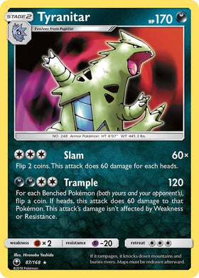 Tyranitar [87/168] [Celestial Storm] Reverse Holofoil