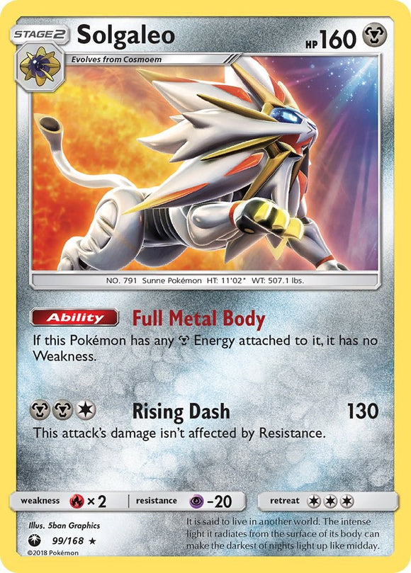 Solgaleo (099/168) [Sun & Moon: Celestial Storm]