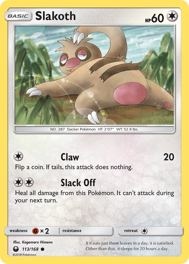 Slakoth [113/168] [Celestial Storm] Reverse Holofoil