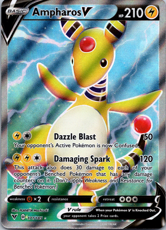 Ampharos V (Full Art) [171/185] [SWSH04: Vivid Voltage]