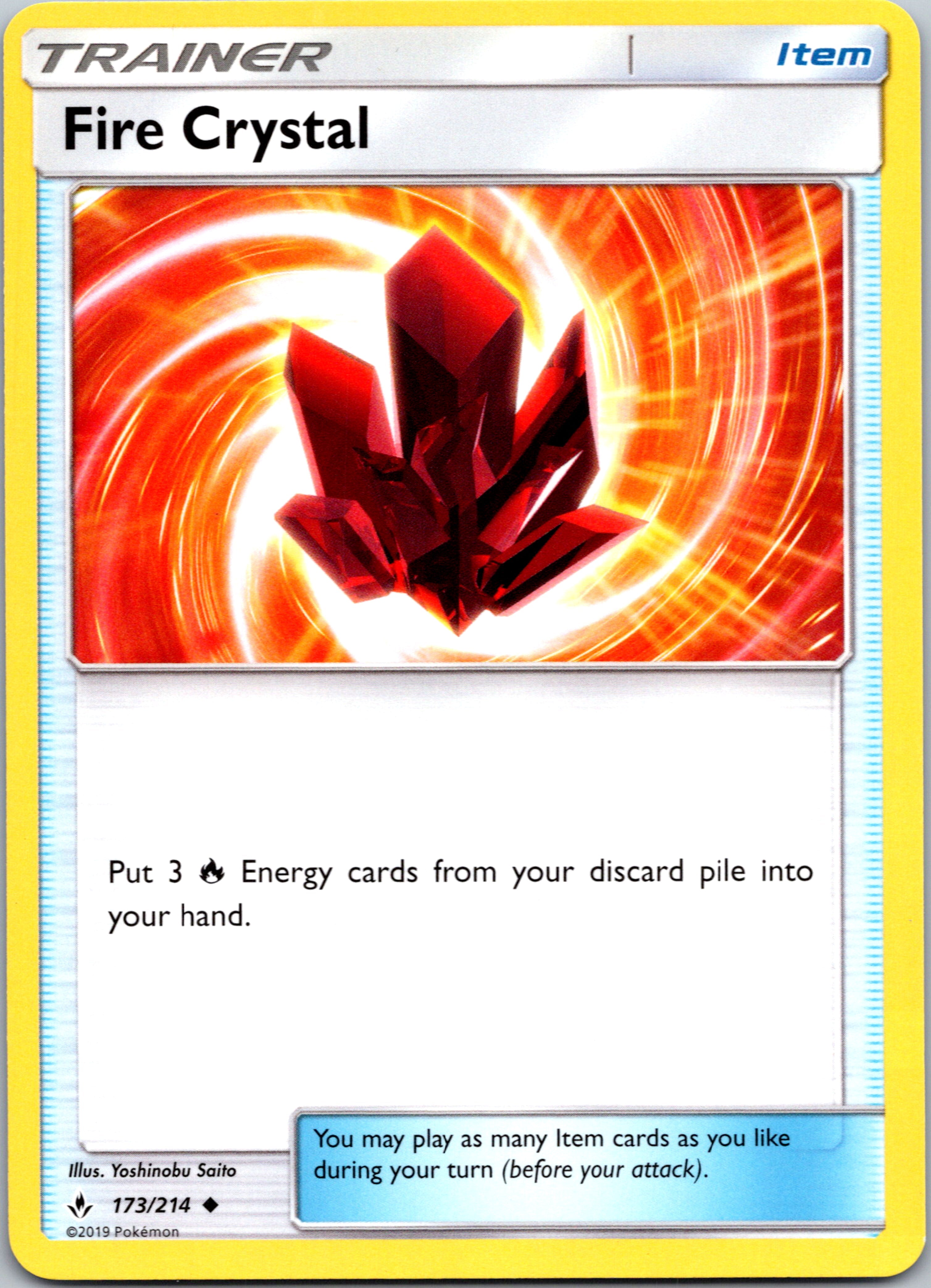 Fire Crystal (173/214) [Sun & Moon: Unbroken Bonds]