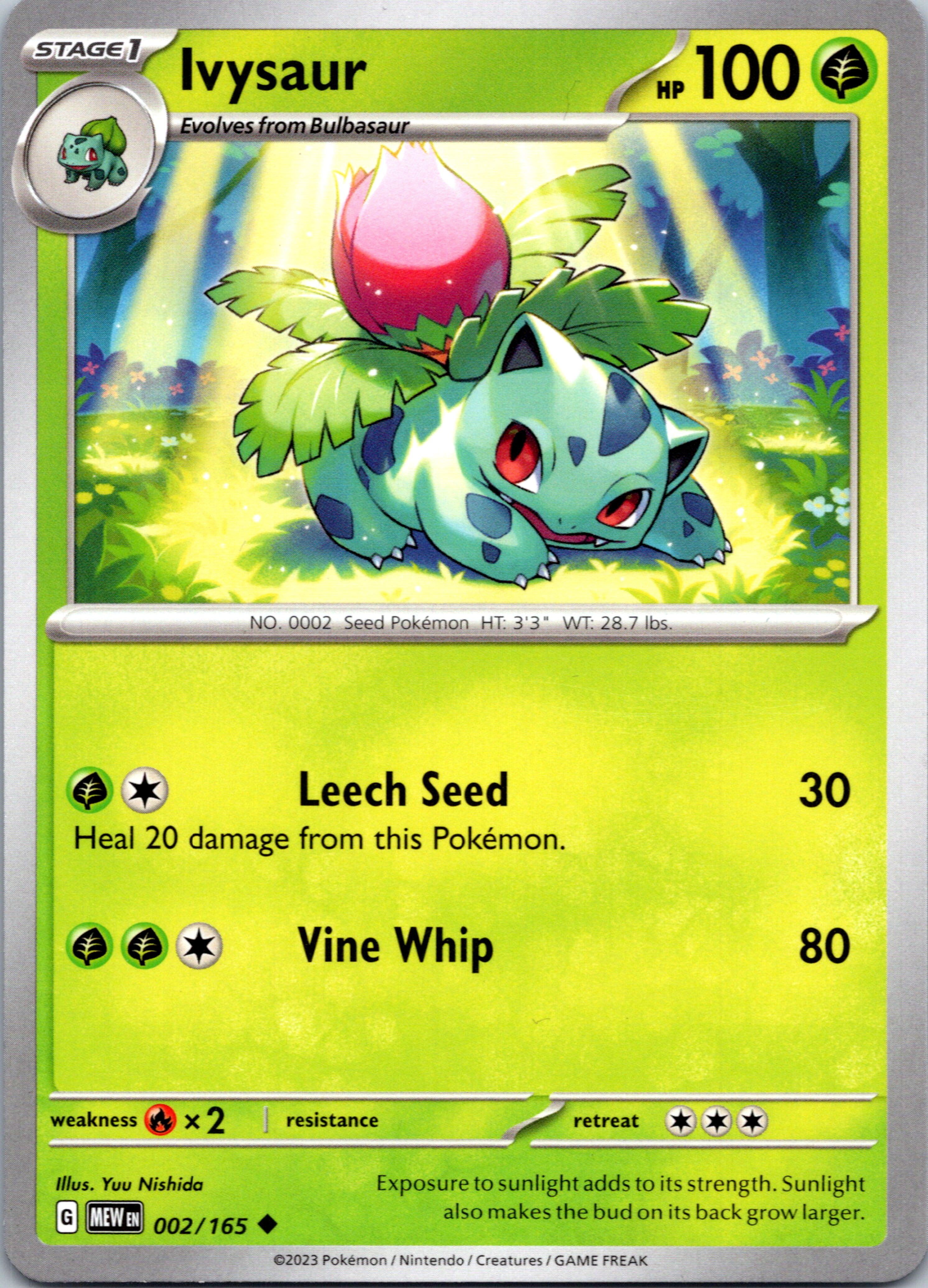 Ivysaur (002/165) [Scarlet & Violet:  151]