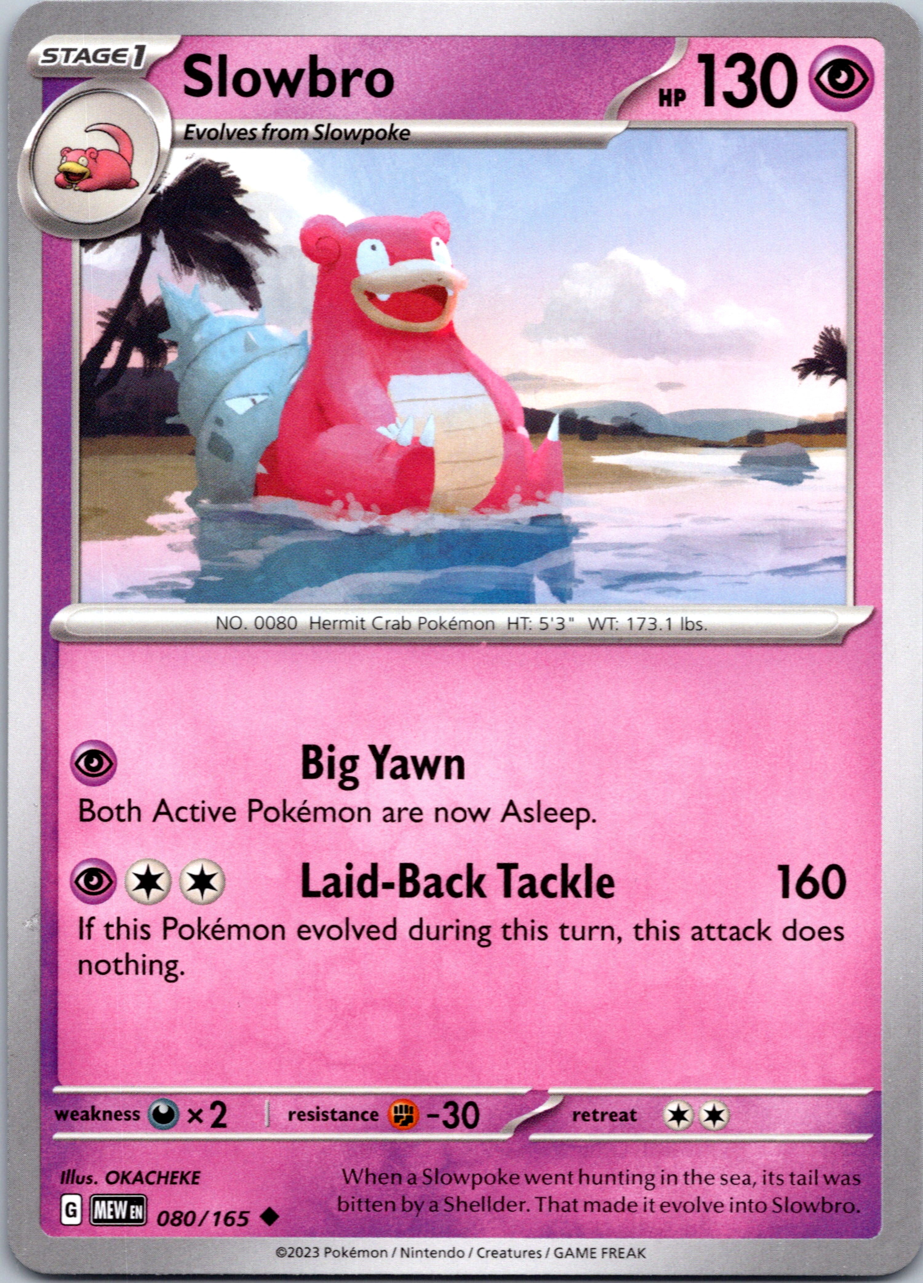 Slowbro (080/165) [Scarlet & Violet:  151]