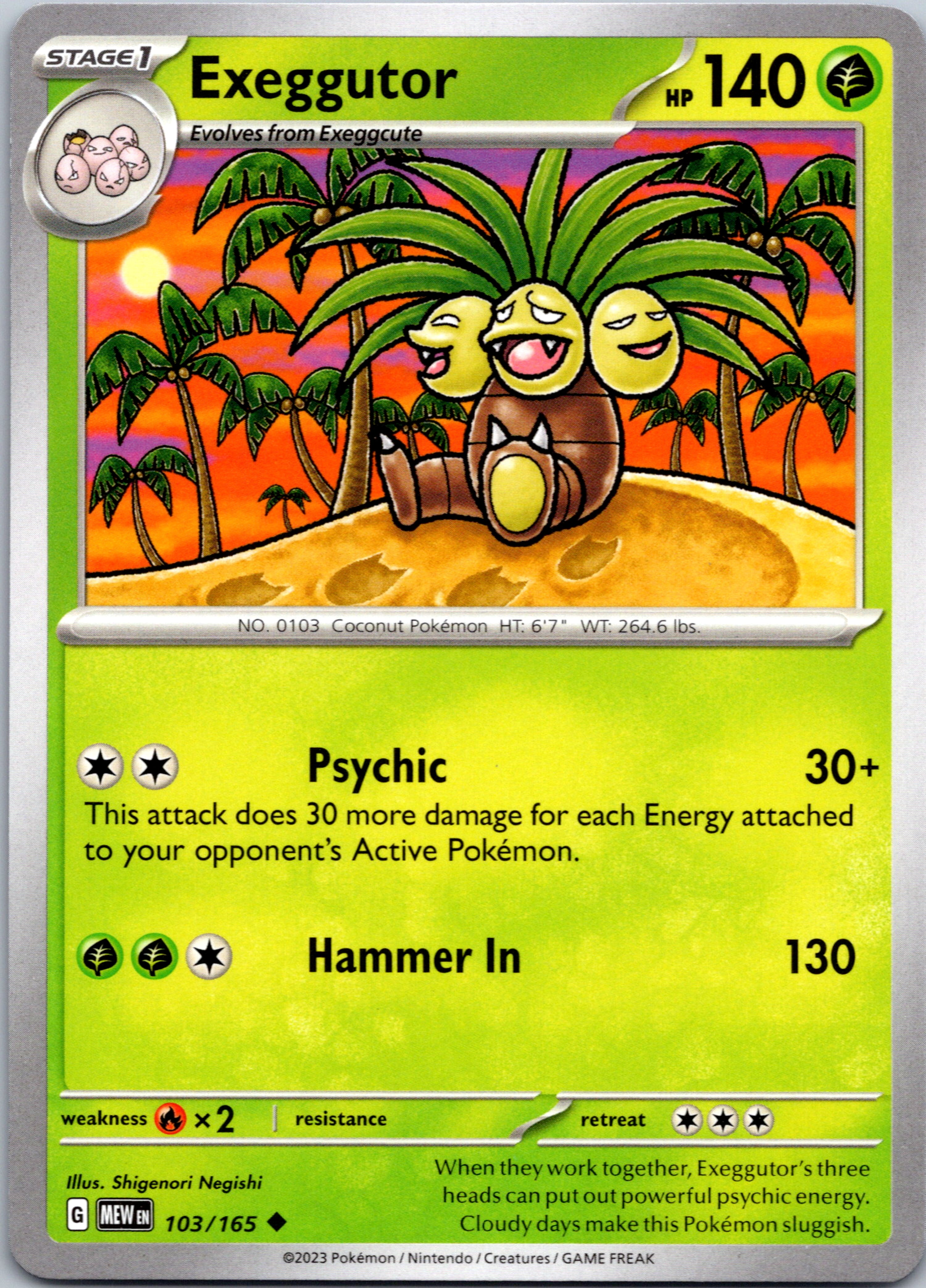 Exeggutor (103/165) [Scarlet & Violet:  151]