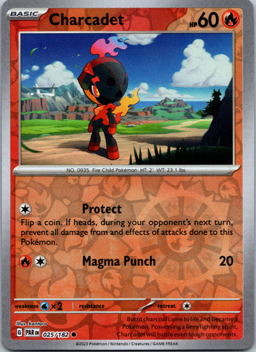 Charcadet (025/182) - [Scarlet & Violet: Paradox Rift] Reverse Holofoil