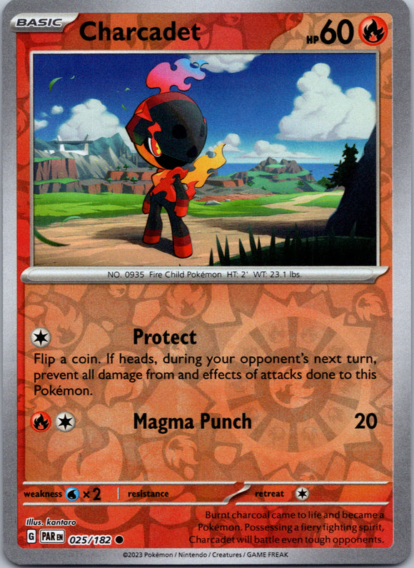 Charcadet (025/182) - [Scarlet & Violet: Paradox Rift] Reverse Holofoil