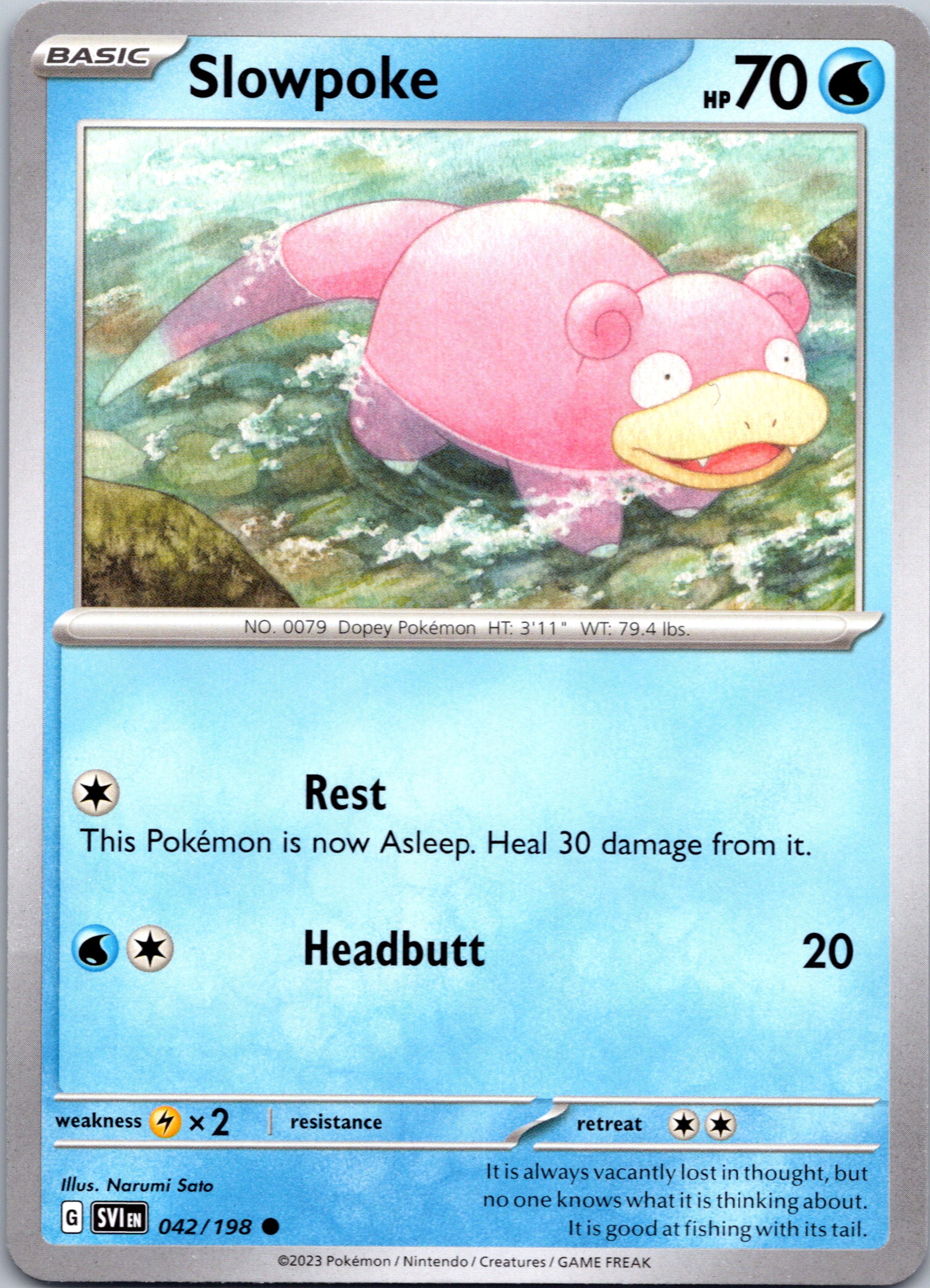 Slowpoke (042/198) [Scarlet & Violet: Base Set]