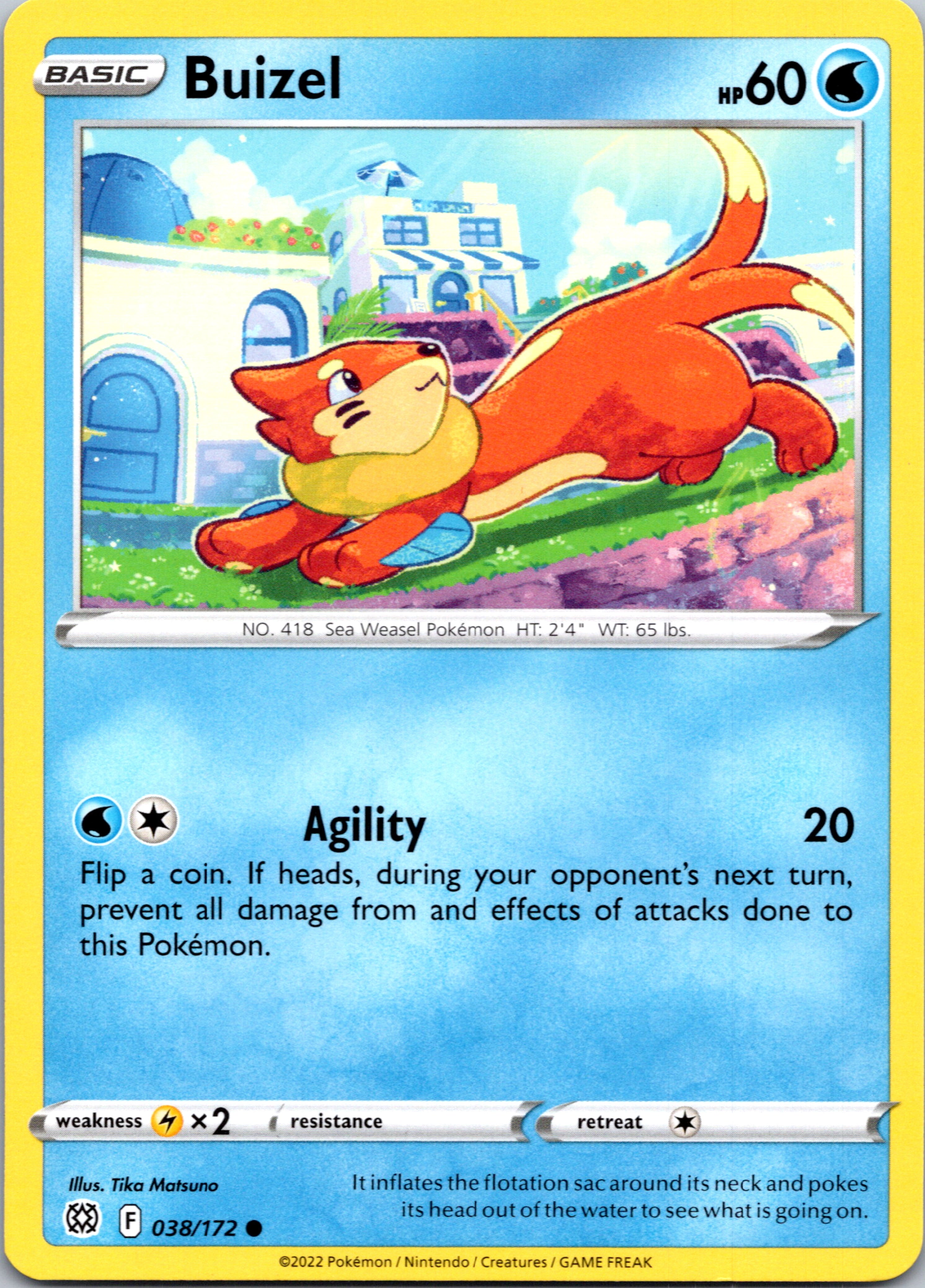 Buizel (038/172) [Sword & Shield: Brilliant Stars]