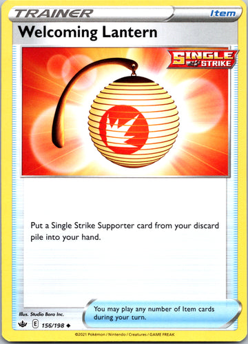 Welcoming Lantern (156/198) [Sword & Shield: Chilling Reign]