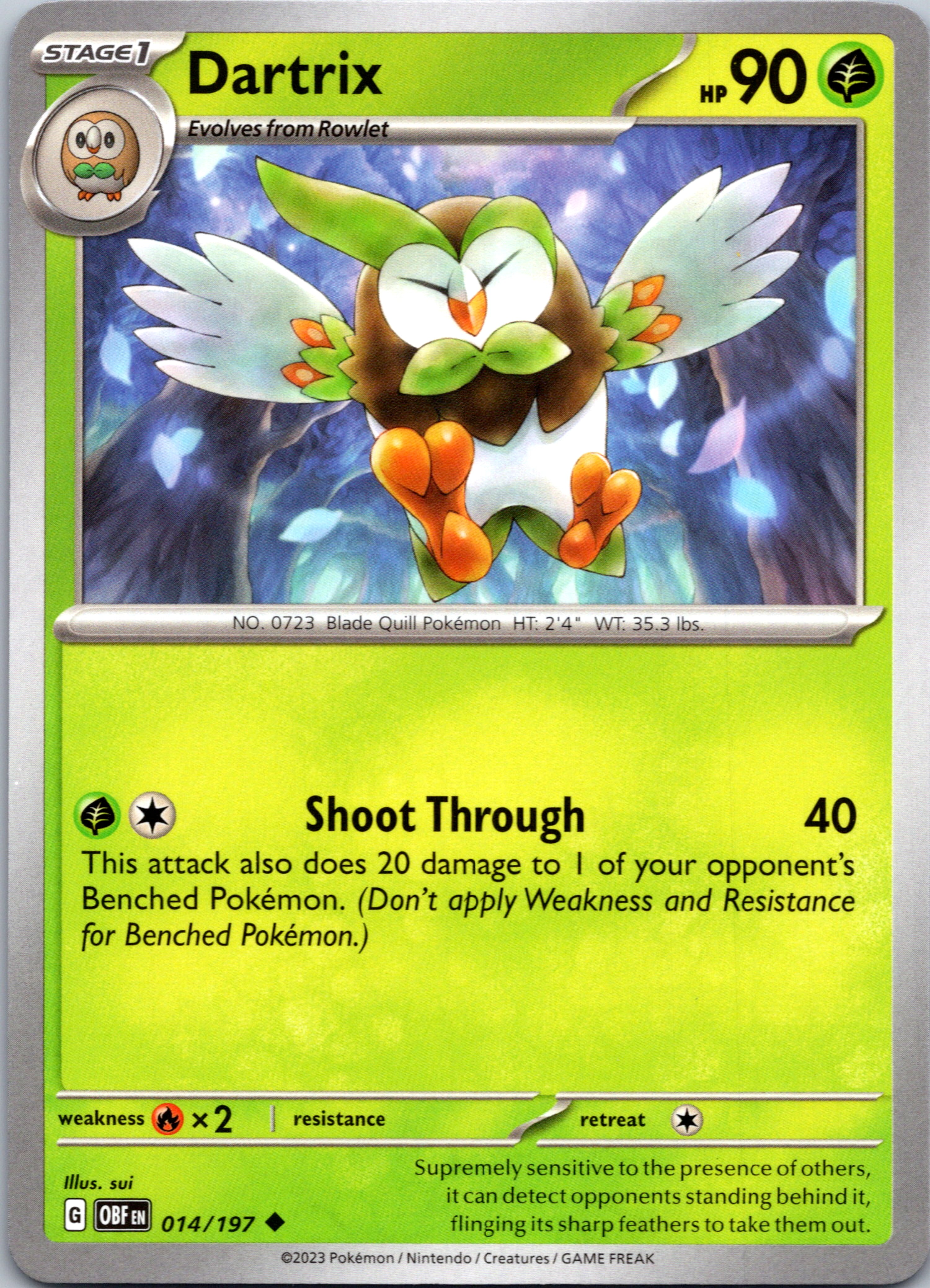 Dartrix (014/197) [Scarlet & Violet: Obsidian Flames]